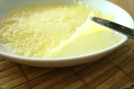 Сырные тарталетки для подачи салатов из свч.: шаг 5