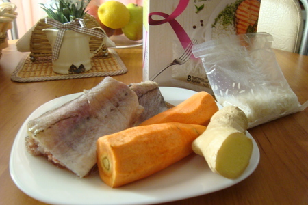 Морская рыба с морковью и имбирём с рисом басмати от мистраль: шаг 1