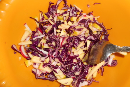 Рис жасмин с овощным салатом: шаг 4