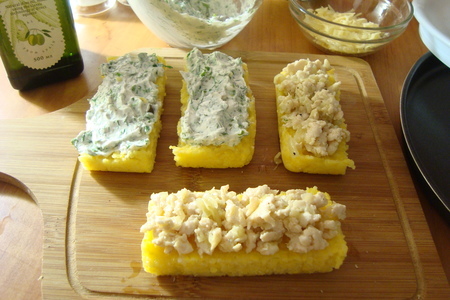 Полента с фаршем и двумя видами сыра.: шаг 10
