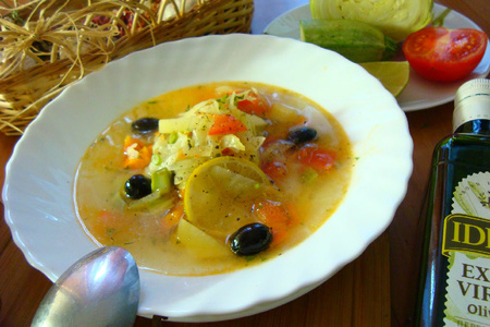 Острый , овощной суп.: шаг 4