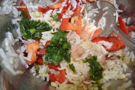 Теплый салат "лагуна": шаг 7