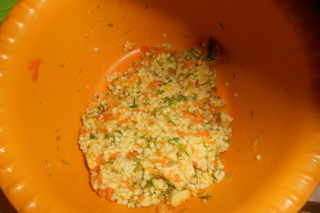 Пшенно-морковные биточки с зеленью: шаг 6