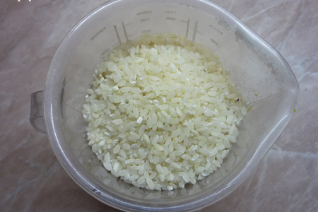 Рассыпчатый рис с беконом и шпинатом: шаг 1