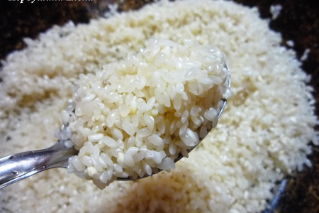 Рассыпчатый рис с беконом и шпинатом: шаг 6