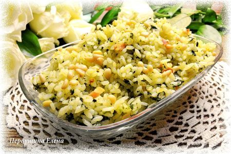 Рассыпчатый рис с беконом и шпинатом: шаг 13