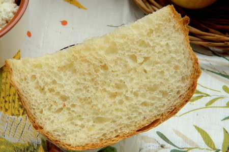 Пшенично-рисовый хлеб на твороге: шаг 8