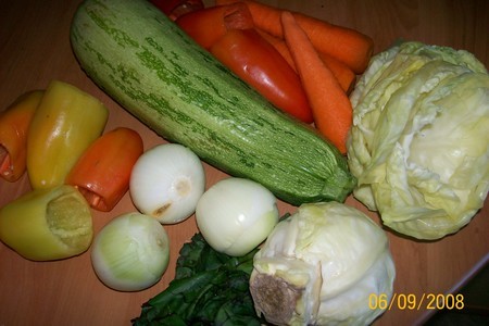 Фаршированные овощи: шаг 1
