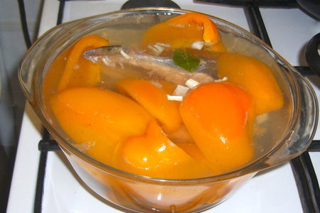 Суп-пюре с рыбой оранжевый: шаг 1