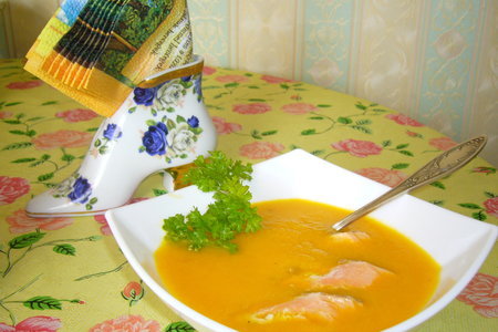 Суп-пюре с рыбой оранжевый: шаг 4