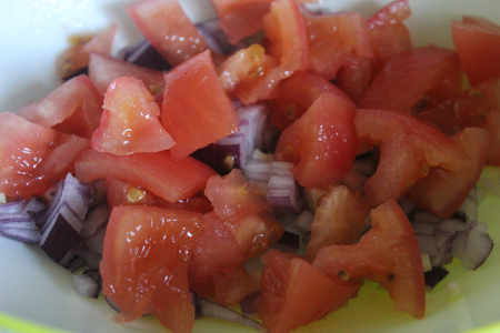 Салат из белой фасоли с чоризо: шаг 2