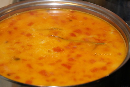 Фасолевый суп с обжаренным щавелем и сливками: шаг 6