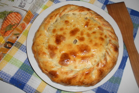 Пирог с рисом басмати, крапивой и сардинами: шаг 9