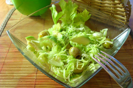 Зелёный салат.: шаг 6