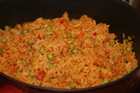 Мексиканский рис (arroz a la mexicana): шаг 6