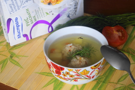 Суп с рисом басмати mix и рыбными фрикадельками: шаг 6