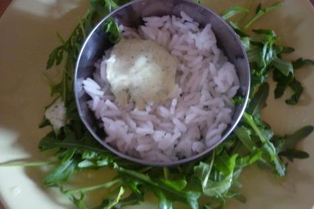 Рисовый салат с редькой и сельдереем из серии "зелёненький он был": шаг 4