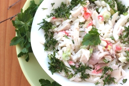 Кальмаровый салат с имбирём: шаг 4