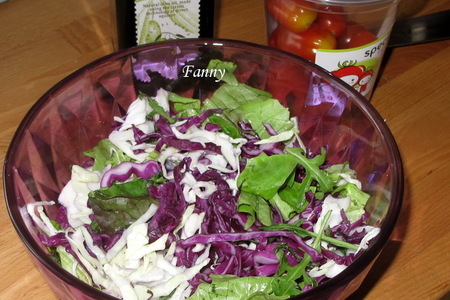 Салат из красной капусты  / kırmızı lahana salatası: шаг 3