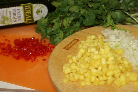 Мексиканский салат с манго и чили: фото шаг 2