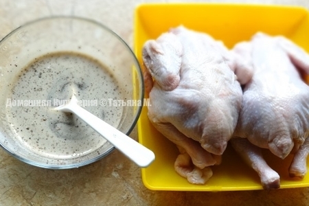 Нектариновые цыплята с чесночным ароматом: шаг 2
