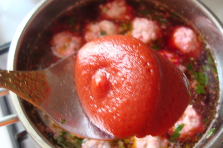Латышский суп с фрикадельками и свёклой: шаг 10
