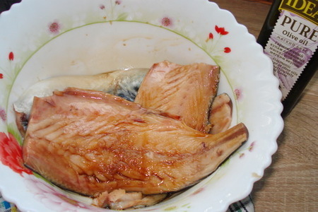 Рыбные терияки с жареными баклажанами: шаг 1