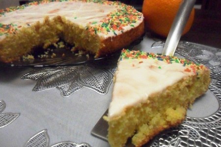Апельсиновый пирог с кукурузной мукой: шаг 7