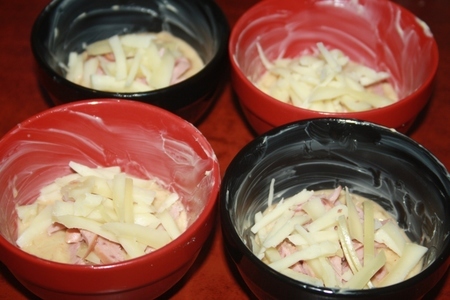 Картофельные колдуны с сосисками и сыром в свч за 10 минут: шаг 5