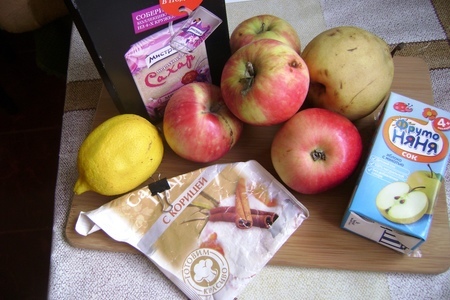 Яблочный фруктовый лед: шаг 2