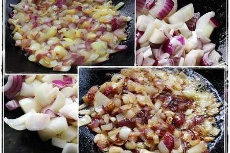 Лисички с картошкой в казане на топлёном масле: шаг 10