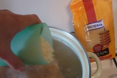 Куриный суп с рисом "ударник": шаг 2