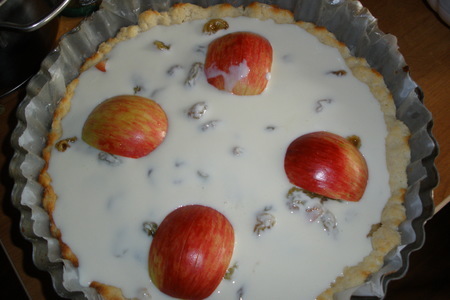 Яблочный пирог "неженка": шаг 4