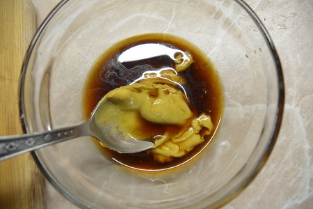 Шашлык из сердечек, маринованных в горчично-медовом маринаде: шаг 1