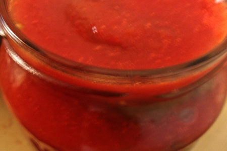 Печеные баклажаны в томатном соке: шаг 3
