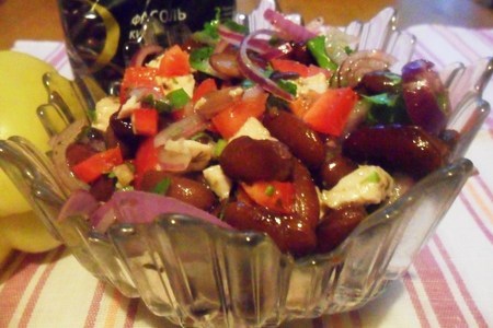 Салат с индейкой, фасолью и болгарским перцем: шаг 7