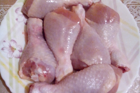Куриные голени маринованные в кефире: шаг 1