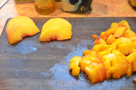 Манно-творожный десерт с персиками: шаг 6