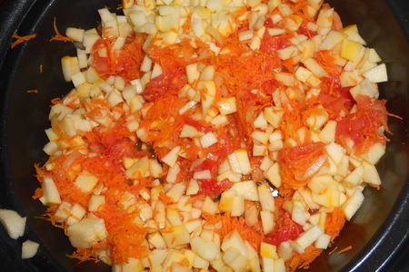 Кабачковый салат с овощами: шаг 7