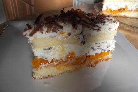 Торт мандариновый без выпечки: шаг 8