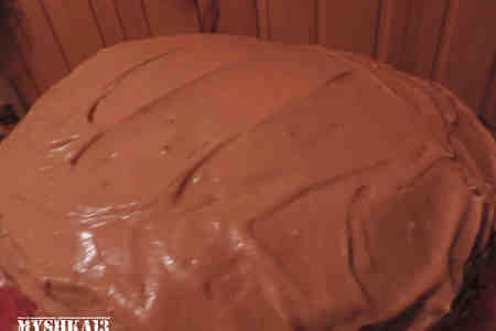 Шоколадный торт с орехами в карамели «мечта сластёны»: шаг 6