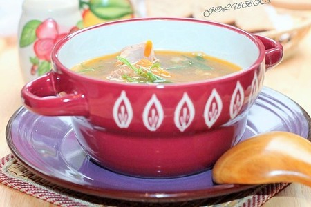Гороховый суп со свиными ребрышками и овощами: шаг 8