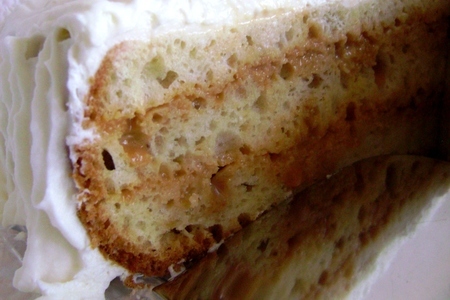 Бисквитный миндальный торт с итальянской белковой глазурью. воскресный обед в итальянском стиле: шаг 4