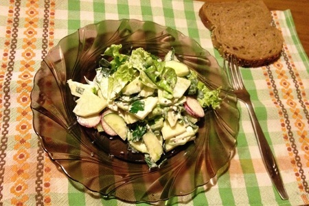 Овощной салат "траттория": шаг 7
