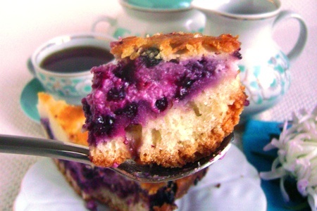 Нежный творожно-ягодный пирог а-ля чизкейк. к воскресному завтраку. фм: шаг 7