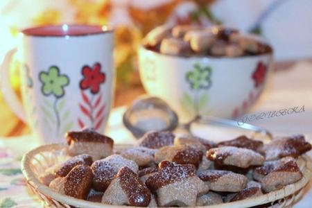 Печенье из гречневой муки с творогом и шоколадом: шаг 12