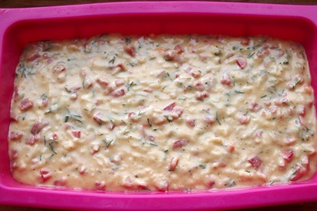 Закусочный кекс с салями и болгарским перцем. тест-драйв с окраиной: шаг 11