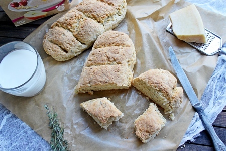 Быстрый овсяный хлеб с сыром : шаг 8