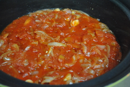 Полента с томатным соусом и копченой курицей. тест-драйв с "окраиной": шаг 6