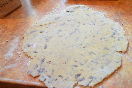 Сырное печенье с шампиньонами: шаг 6